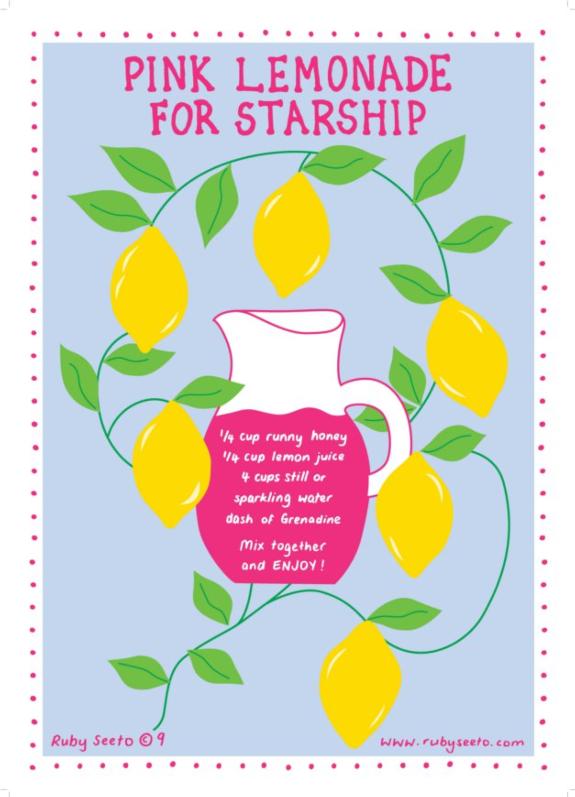 2015 - Pink Lemonade for Starship - raising $45,804