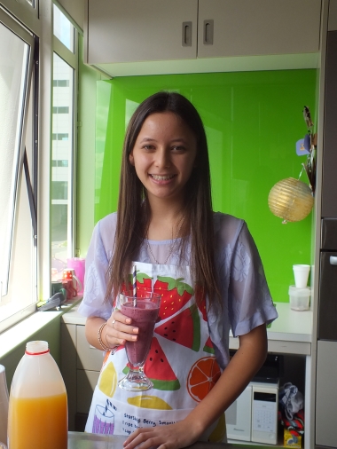 Ruby Seeto - Smoothie making at Starship